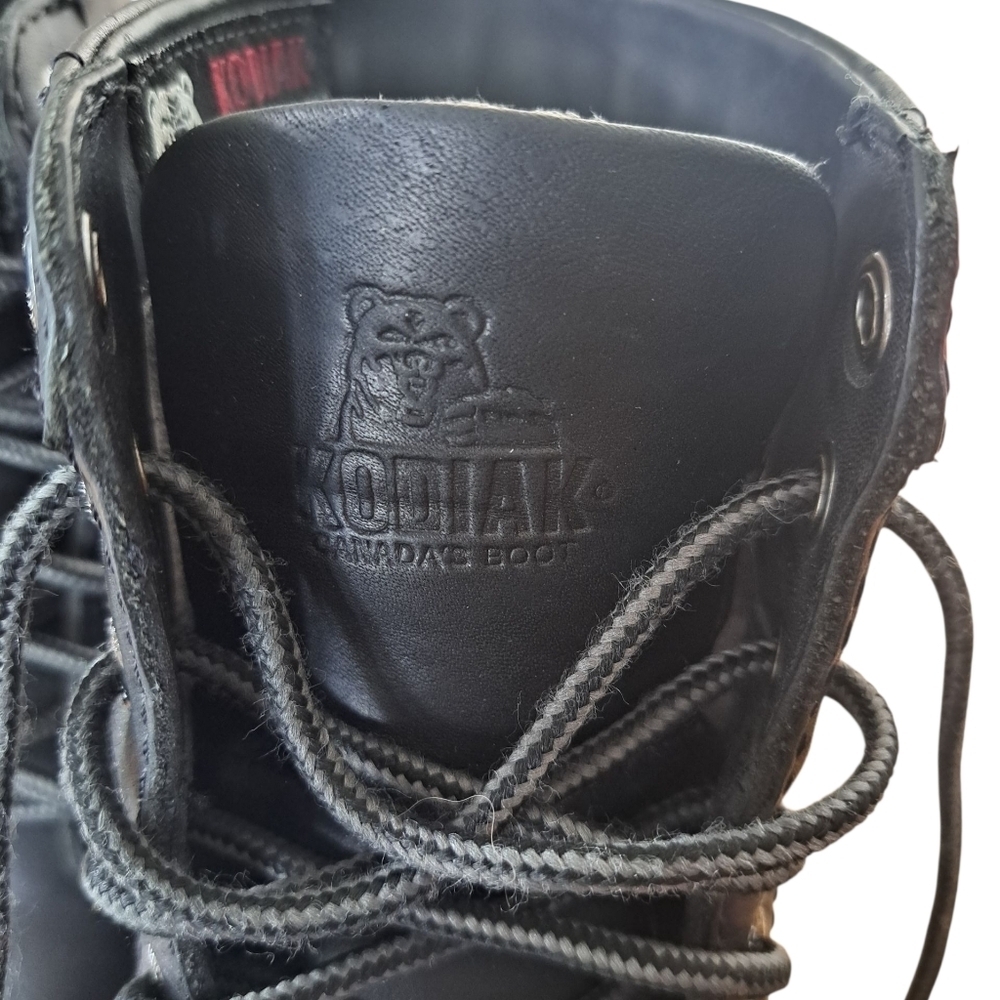 Kodiak Women's Waterproof Black Leather Ankle Boots Canada's Boots Size 7 - Picture 8 of 13